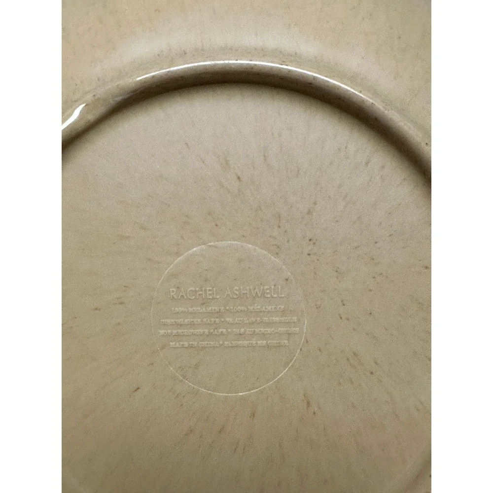 Rachel‎ Ashwell Melamine Bowls Large Salad Entree Botanical Leaf Print Set of 3